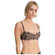 Skarlett Blue Entice Lace Balconette Bra - Black/Nylon Tan