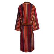 Bown of London Regent Stripe Dressing Gown - Orange/Purple/Red