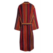 Bown of London Regent Stripe Dressing Gown - Orange/Purple/Red