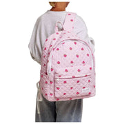 Moon Nude Strawberry Large Backpack - Pink/Red