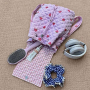 Moon Nude Strawberry Flap Backpack - Pink/Red