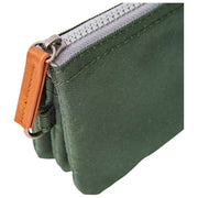 Roka Carnaby Small Recycled Canvas Wallet - Thunderstorm Green