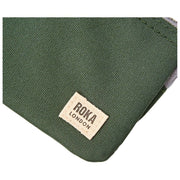 Roka Carnaby Small Recycled Canvas Wallet - Thunderstorm Green
