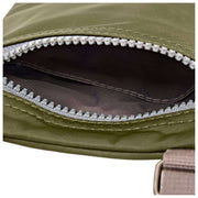 Roka Chelsea XS Recycled Nylon Crossbody Bag - Chive Green