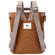 Roka Finchley Small Recycled Canvas Backpack - Cinnamon Brown