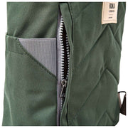 Roka Finchley Small Recycled Canvas Backpack - Thunderstorm Green