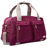 Roka Gatwick Medium Recycled Canvas Duffle Bag - Cherry Lacquer Red