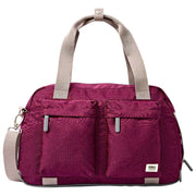 Roka Gatwick Small Recycled Canvas Duffle Bag - Cherry Lacquer Red