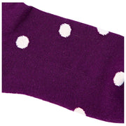 Roka Wembley Ankle Socks - Purple Dot