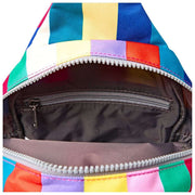 Roka Willesden Large Recycled Canvas Crossbody Bag - Wide Multi Stripe