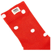 Roka Wimbledon Crew Socks - Orange Dot