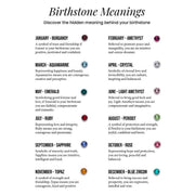Beginnings April Crystal Birthstone Earrings - Gold/Silver