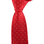 David Van Hagen Spotted Tie - Red/White