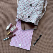 Moon Nude Peony Flap Backpack - Pink/White