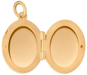 Beginnings Small Oval Locket Pendant - Gold