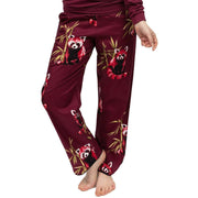 cyberjammies-yasmin-panda-print-pyjama-set---ox-blood-burgundy-34514529