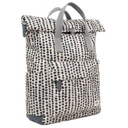 roka-canfield-b-medium-linear-dot-recycled-canvas-backpack---creamblack-34433186
