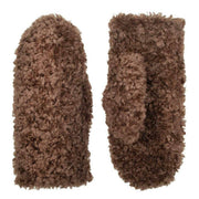 dents-teddy-fleece-mittens---chocolate-brown-34478398