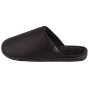 isotoner-square-patterned-smart-mule-slippers---black-34523220