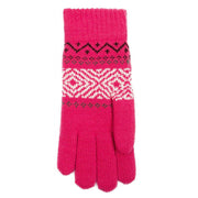 dents-jacquard-geometric-knitted-gloves---fuchsia-pink-34478142
