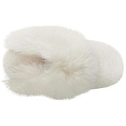 totes-toasties-sparkle-textured-faux-fur-mule-slippers---cream-34475888
