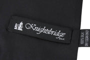 Knightsbridge Neckwear Plain Silk Scarf - Black