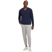 falke-lambswool-v-neck-sweater---space-blue-35072358