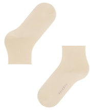 Falke Cotton Touch Short Socks - Cream