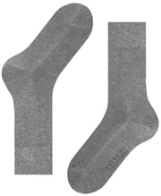 Falke Sensitive Malaga Socks - Steel Mel Silver