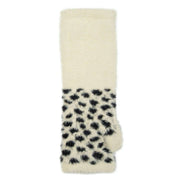 dents-spotted-feather-yarn-knitted-wrist-warmers---ivory-white-34478256