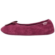 isotoner-terry-ballerina-slippers---burgundy-34523052