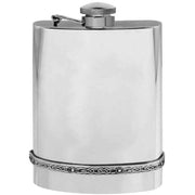 english-pewter-company-6oz-captive-top-celtic-band-flask---silver-34472516