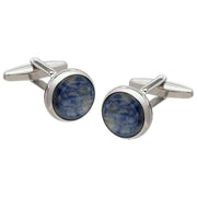 david-van-hagen-aventurine-cufflinks---bluesilver-34497101