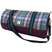 maccessori-harris-tweed-barrel-holdall-bag---greenpurple-34629975