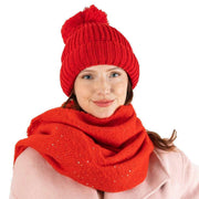 dents-ribbed-knit-bobble-hat---berry-red-34492427