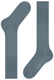Falke Airport Knee High Socks - Monument Blue