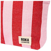 roka-maida-vale-medium-cotton-canvas-pouch---strawberry-pink-stripewhite-35904692