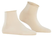 Falke Cotton Touch Short Socks - Cream