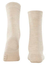 Falke Softmerino Socks - Linen Mel Beige
