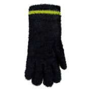 dents-feather-yarn-knitted-gloves---blackgreen-34478270