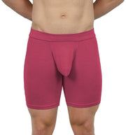 Obviously EliteMan Boxer Brief 6inch Leg - Brick Red