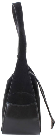 Vivienne Westwood Stacey Suede Leather Bucket Bag - Black