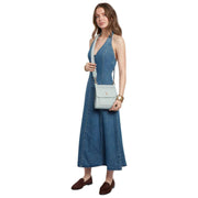 Alice Wheeler London Bloomsbury Cross Body Bag - Duck Egg Blue