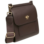 Alice Wheeler London Bloomsbury Crossbody Bag - Chocolate Brown