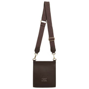 Alice Wheeler London Bloomsbury Crossbody Bag - Chocolate Brown