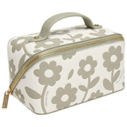 Alice Wheeler London Floral Mini Train Case - Pistachio Green