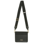 Alice Wheeler London Highbury Crossbody Bag - Black/Leopard