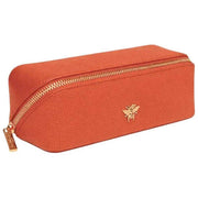 Alice Wheeler London Luxury Small Train Case - Orange
