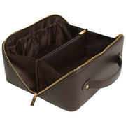 Alice Wheeler London Luxury Train Case - Chocolate Brown