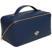 Alice Wheeler London Luxury Travel Train Case - Navy